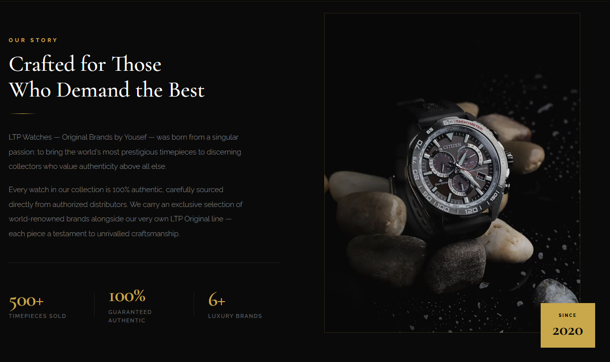 LTP Watches screenshot 2