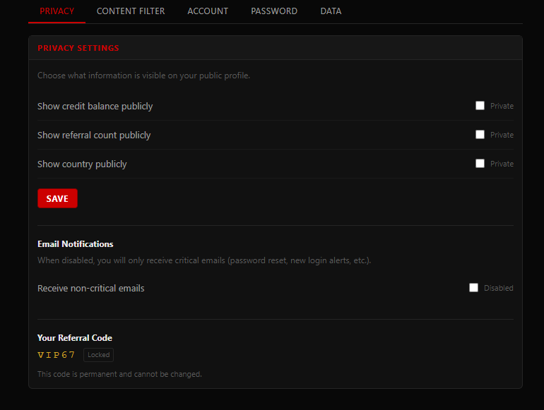 RedForums community platform screenshot 3
