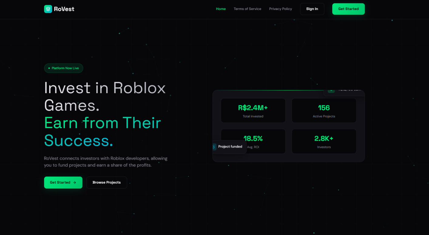 RoVest screenshot 1